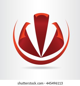 Abstract symbol. Template for logo.