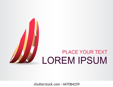 Abstract symbol. Template for logo.
