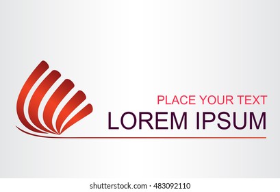 Abstract symbol. Template for logo.