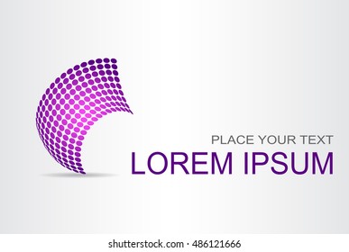 Abstract symbol. Template for logo.