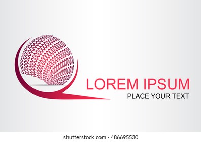 Abstract symbol. Template for logo.