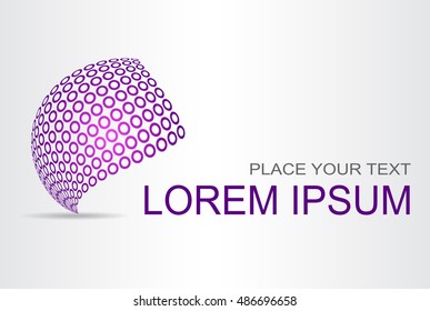 Abstract symbol. Template for logo.