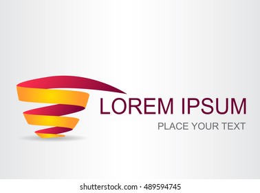 Abstract symbol. Template for logo.