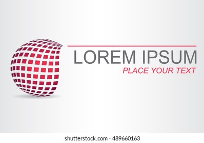 Abstract symbol. Template for logo.