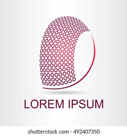 Abstract symbol. Template for logo.
