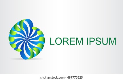 Abstract symbol. Template for logo.
