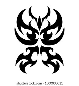 Abstract symbol tribal concept vector design