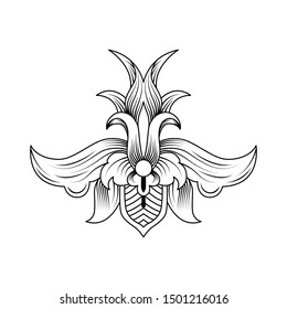 Abstract symbol tribal concept vector design
