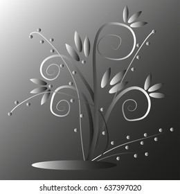Abstract symbol, vector graphic design element, icon.