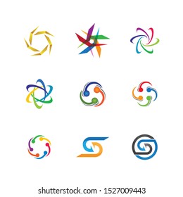 Abstract symbol vector icon illustration design