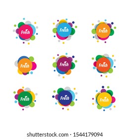 Abstract symbol  vector illustration design