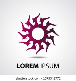 Abstract symbol vector. Abstract logo or icon template