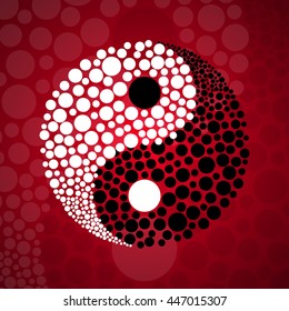 Abstract Symbol Ying Yang, Vector Illustration, Eps 10