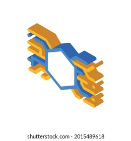 abstract symbolism isometric icon vector. abstract symbolism sign. isolated symbol illustration