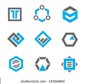 Abstract symbols and icons