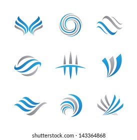 abstract symbols and icons