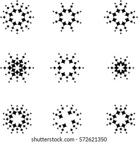Abstract symbols, logo icon, vector graphic design element