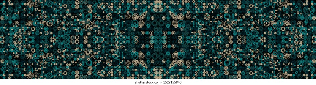 Abstract Symbols Pattern Generative Art background illustration