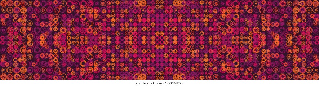 Abstract Symbols Pattern Generative Art background illustration