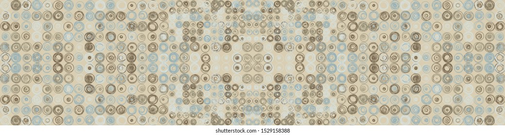 Abstract Symbols Pattern Generative Art background illustration