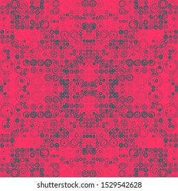 Abstract Symbols Pattern Generative Art background illustration