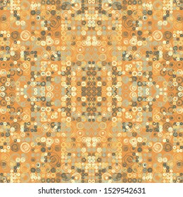 Abstract Symbols Pattern Generative Art background illustration