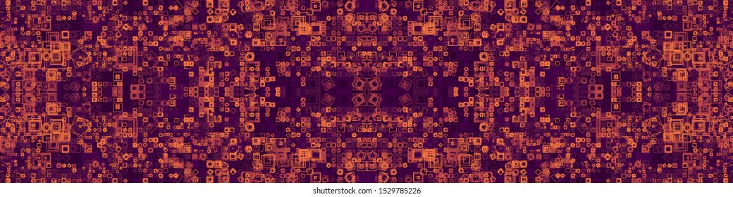 Abstract Symbols Pattern Generative Art background illustration