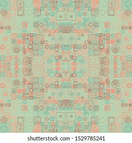 Abstract Symbols Pattern Generative Art background illustration