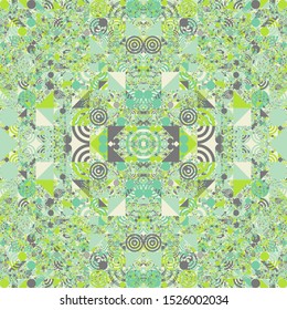 Abstract Symbols Random Distributed Pattern Generative Art background illustration