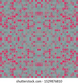 Abstract Symbols Random Distributed Pattern Computational Generative Art background illustration