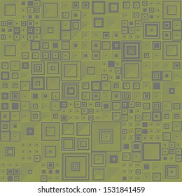 Abstract Symbols Random Distributed Pattern Computational Generative Art background illustration