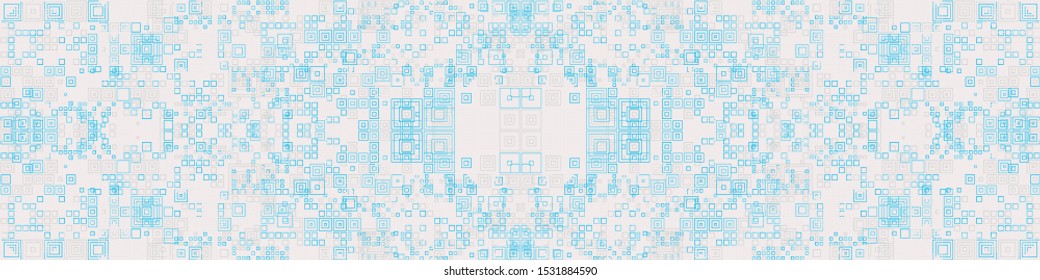 Abstract Symbols Random Distributed Pattern Computational Generative Art background illustration
