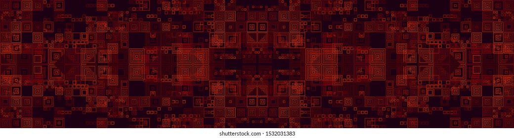 Abstract Symbols Random Distributed Pattern Computational Generative Art background illustration