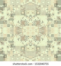 Abstract Symbols Random Distributed Pattern Computational Generative Art background illustration