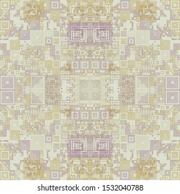 Abstract Symbols Random Distributed Pattern Computational Generative Art background illustration