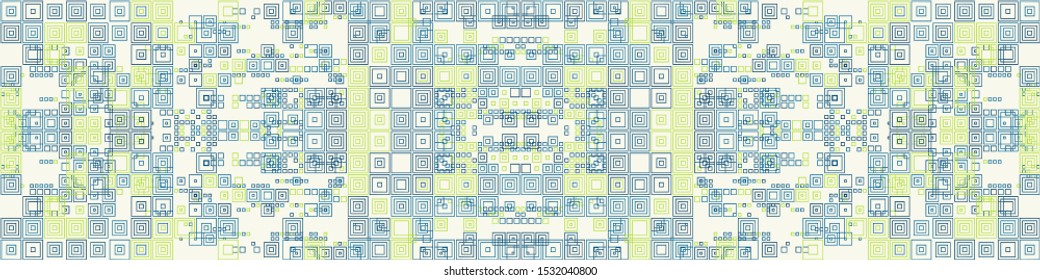 Abstract Symbols Random Distributed Pattern Computational Generative Art background illustration