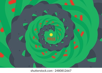fondos abstractos y símbolos únicos