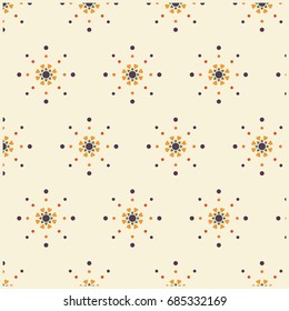 Abstract Symmethrical Round Shape fractal Mandala Like Floral Inspiration Pattern