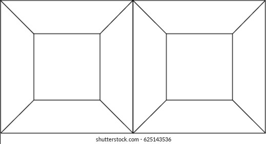 Abstract Symmetrical Geometric Pattern
