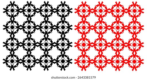 Abstract symmetrical geometric texture pattern background design.
