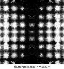  Abstract symmetrical halftone background.