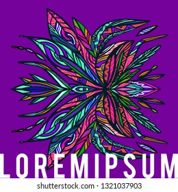 Abstract symmetry illustration shape object vector design