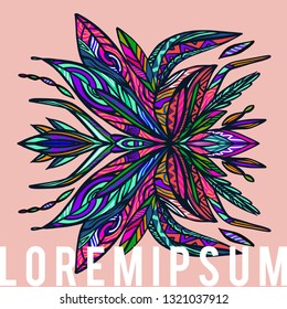 Abstract symmetry illustration shape object vector design