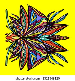 Abstract symmetry illustration shape object vector design organic