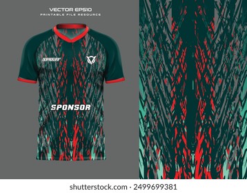 abstract symmetry stripe grunge t shirt mockup sport jersey design for football soccer, racing, e sports, running design kit