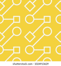 Abstract system mechanism seamless pattern. Design for print, fabric, textile. Seamless wallpaper