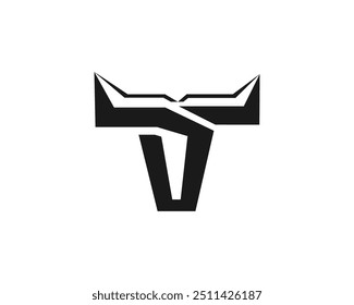 abstrakter T-Kopfbuchstabe Bulle Logo Design Vorlage Illustration Inspiration