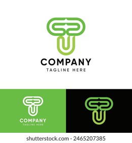 Diseño Abstractas del logotipo de la letra T