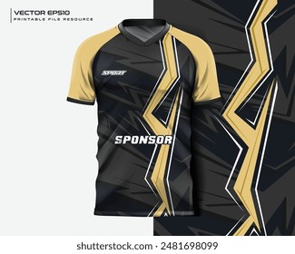 Abstractas camiseta jersey sport mockup para fútbol, fútbol, juegos, kit de diseño de ciclismo