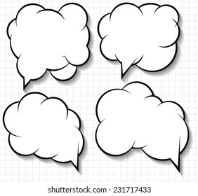 Abstract talking bubble 